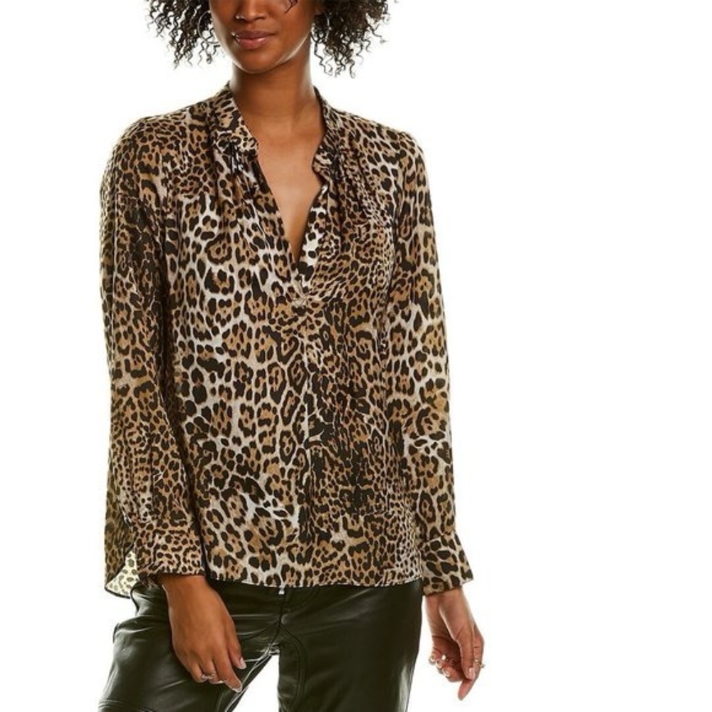 Leopard Print Women's Top